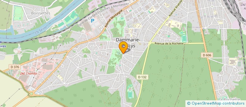 localisation de l'entreprise ASSOC DU TACOT DES SABLES DE BOURRON à DAMMARIE-LES-LYS