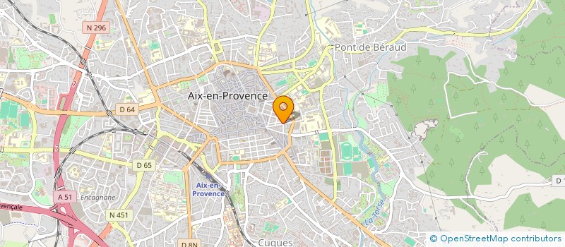 localisation de l'entreprise ASSOC DU THEATRE DU JEU DE PAUME à AIX-EN-PROVENCE