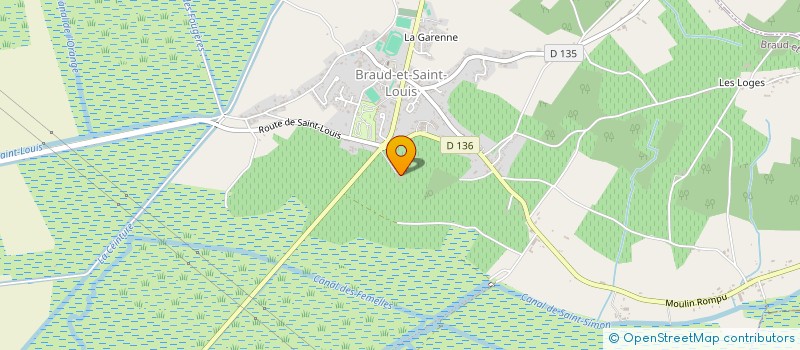 localisation de l'entreprise ASSOC DU XIV JUILLET  SAINT-AUBIN-DE-BLAYE