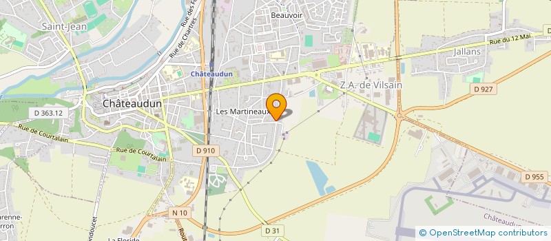 localisation de l'entreprise ASSOC DUNOISE ATTENTE TRAVAIL PROTEGE à CHATEAUDUN
