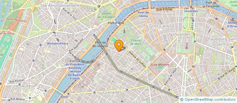 localisation de l'entreprise ASSOC ECOLE FRANCAISE PROTUINO  PARIS