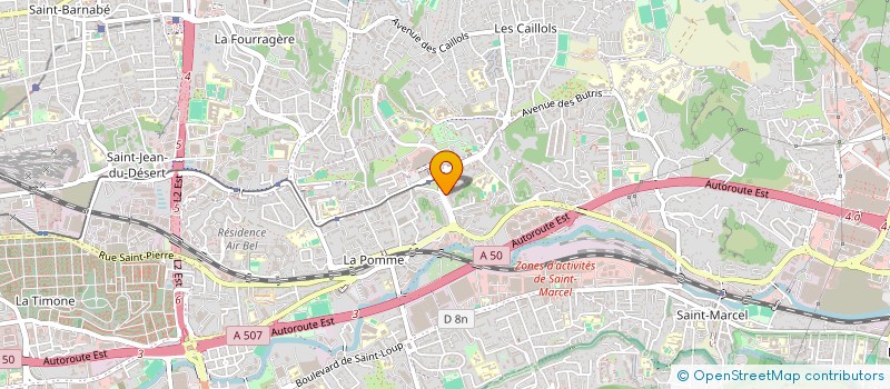 localisation de l'entreprise ASSOC ECOLE RADIO BIBLIQUE  MARSEILLE