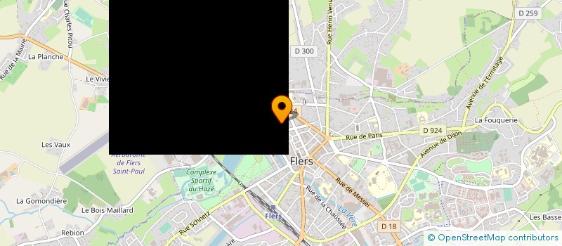 localisation de l'entreprise ASSOC ECOLE SAINTE MARIE à FLERS