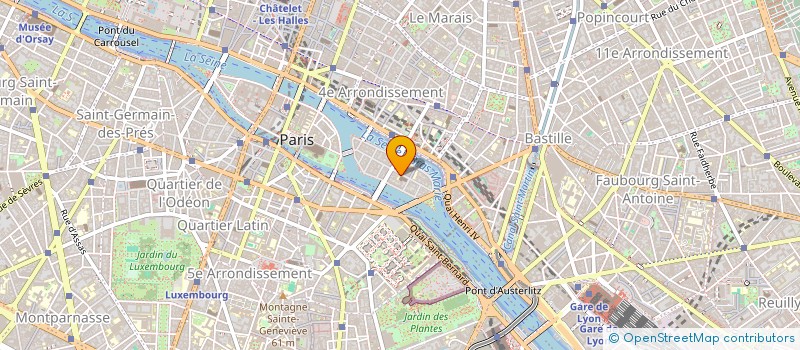 localisation de l'entreprise ASSOC ECOLES SPORTIVES DE L ILE ST LOUIS à PARIS