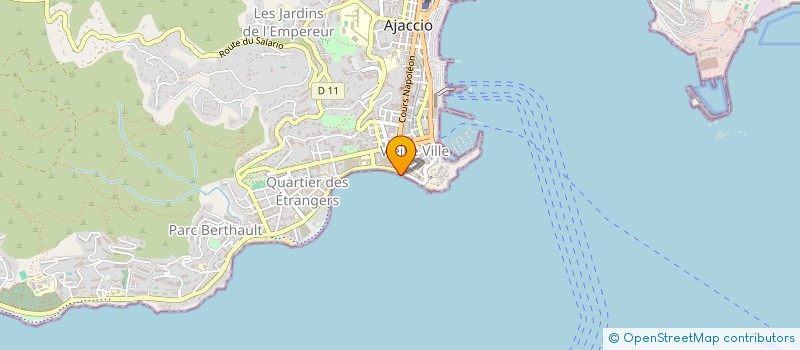 localisation de l'entreprise ASSOC EDUC POPULAIRE ST JOSEPH à AJACCIO