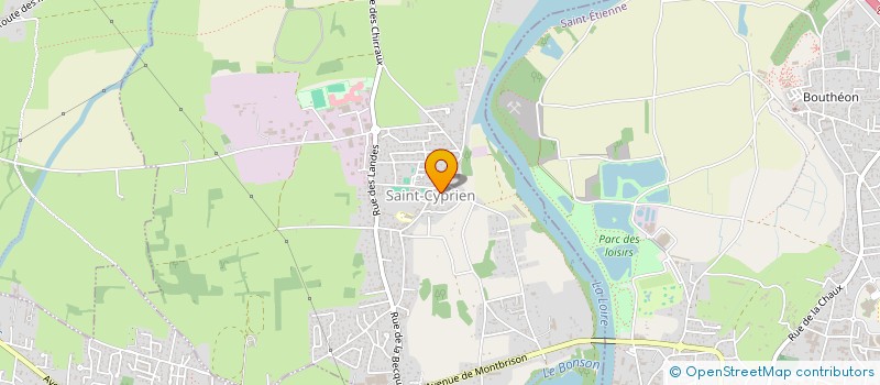 localisation de l'entreprise ASSOC EDUCATION POPULAIRE  SAINT-CYPRIEN