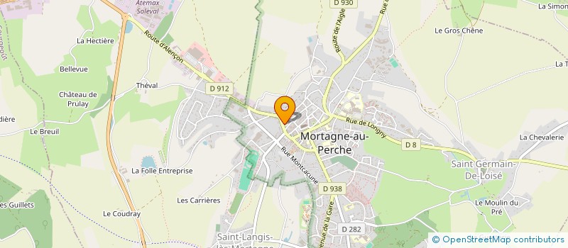 localisation de l'entreprise ASSOC EDUCATION POPULAIRE BIGNON à MORTAGNE-AU-PERCHE