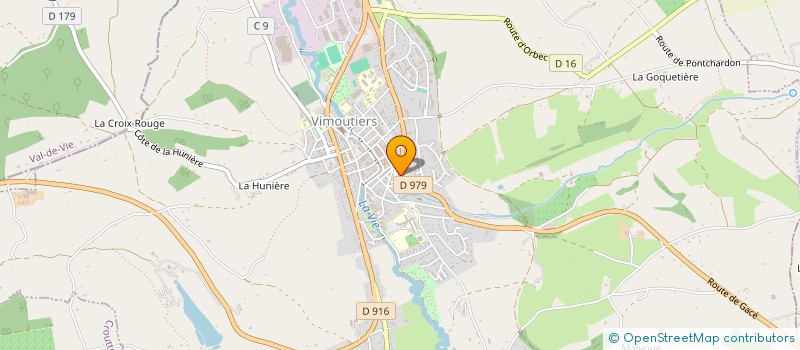 localisation de l'entreprise ASSOC EDUCATION POPULAIRE NOTRE-DAME à VIMOUTIERS