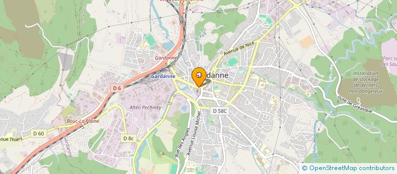 localisation de l'entreprise ASSOC EDUCATION POPULAIRE SAINT VALENTIN à GARDANNE