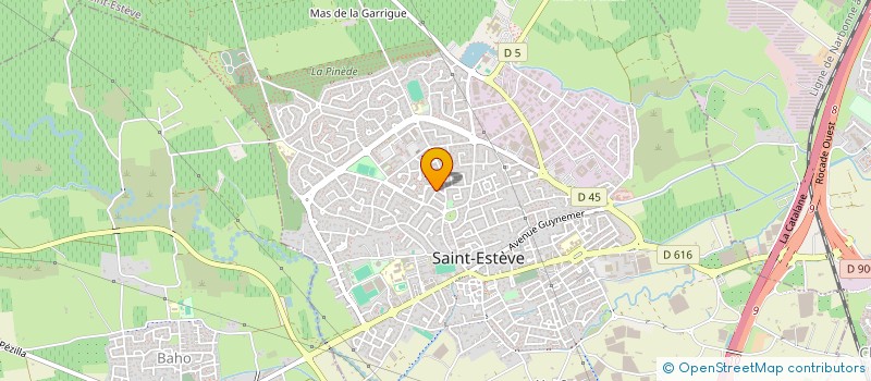 localisation de l'entreprise ASSOC EDUCATIVE EN CTRE VACANCES à ST ESTEVE