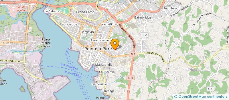 localisation de l'entreprise ASSOC EGLISE DE DIEU DE LA PROPHETIE à LES ABYMES
