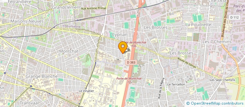 localisation de l'entreprise ASSOC EL QARNI à BRON
