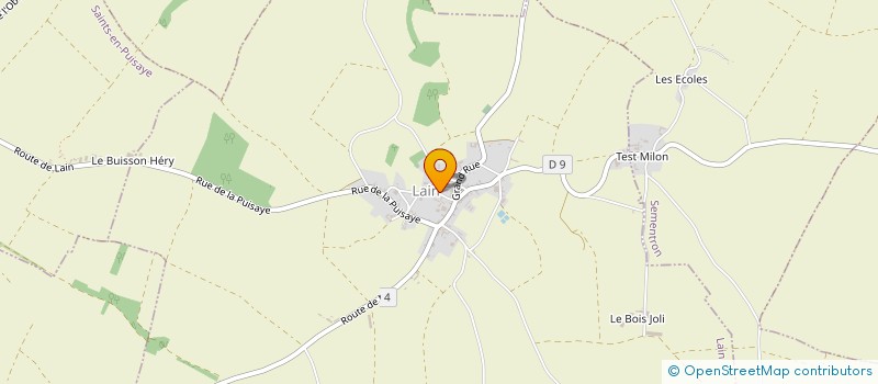 localisation de l'entreprise ASSOC ELAN BRASS BAND  TOUCY