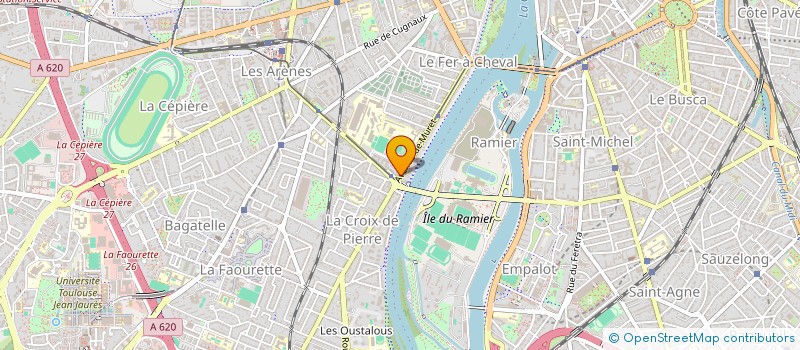 localisation de l'entreprise ASSOC ELEVES ENSAT SECTION CREAT à TOULOUSE