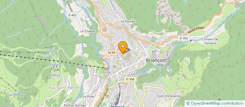 localisation de l'entreprise ASSOC ELEVEURS ST PANCRACE  VILLAR-SAINT-PANCRACE