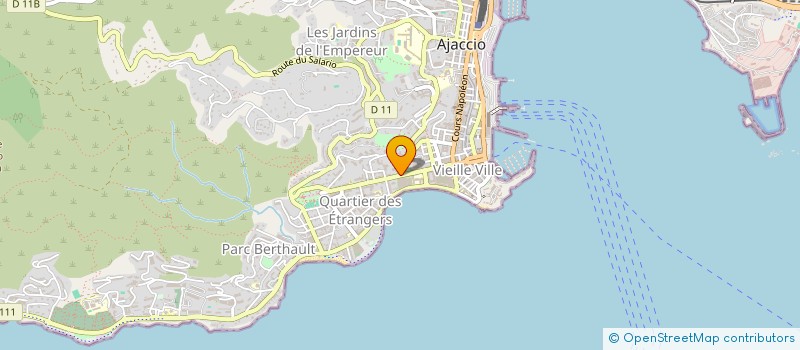 localisation de l'entreprise ASSOC ELUS ASSEMBLEE DE CORSE à AJACCIO
