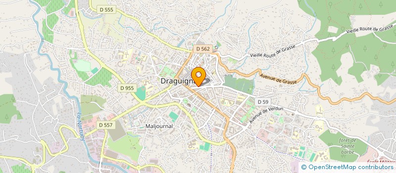 localisation de l'entreprise ASSOC EMPLOI FORMATION AGRICULTURE  DRAGUIGNAN