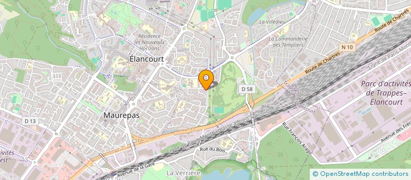 localisation de l'entreprise ASSOC ENERGIE DEPLACEMENT ENVIRONNEMENT à ELANCOURT