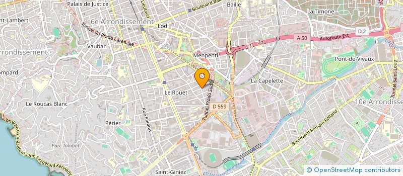 localisation de l'entreprise ASSOC ENFANCE PHOCEENNE DU ROUET FRANCE à MARSEILLE 8EME