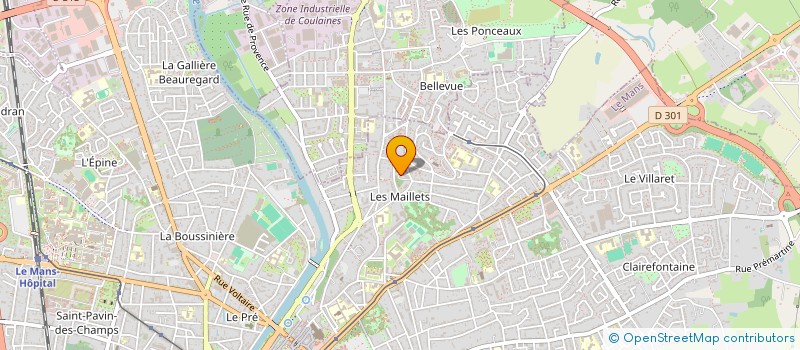localisation de l'entreprise ASSOC ENFANTS DESHERITES POUR LA SARTHE à LE MANS