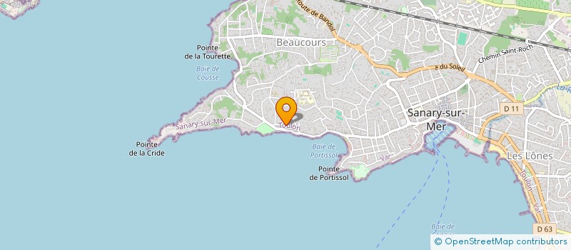 localisation de l'entreprise ASSOC ENFANTS DU MONDE à SANARY-SUR-MER