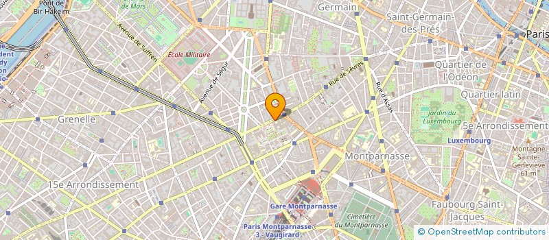 localisation de l'entreprise ASSOC ENSEIGNEMENT RECHERCHE UROLOGIE  PARIS