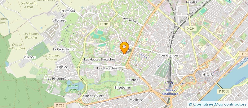 localisation de l'entreprise ASSOC ENTRAIDE MULTI SERVICES - ACCUEIL à BLOIS