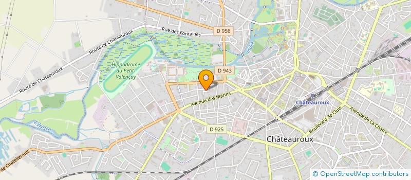 localisation de l'entreprise ASSOC ENTRAIDE PUPILLES ETAT INDRE à CHATEAUROUX