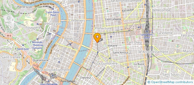 localisation de l'entreprise ASSOC ENTRAIDE PUPILLES RHONE  LYON