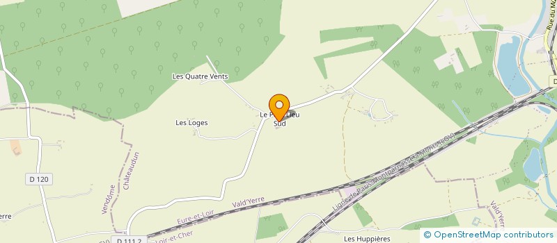 localisation de l'entreprise ASSOC EQUESTRE DU PETIT LIEU à VALD'YERRE