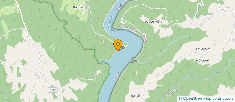 localisation de l'entreprise ASSOC ESPACE SITE PORT DIEU  CONFOLENT-PORT-DIEU