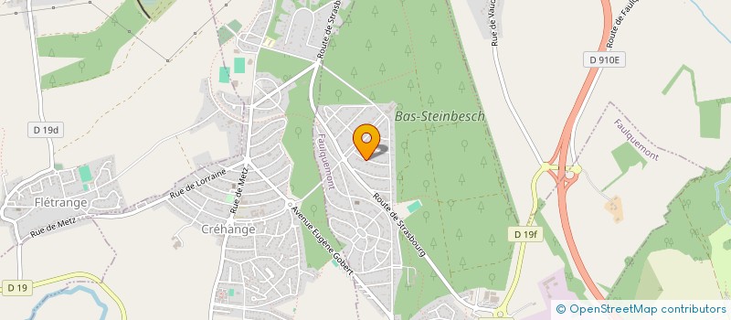 localisation de l'entreprise ASSOC ETANG GUESSLING HEMERING  GUESSLING-HEMERING