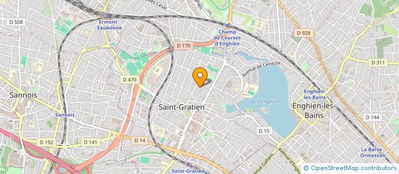 localisation de l'entreprise ASSOC ETIENNE MORIN  SAINT-GRATIEN