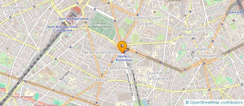 localisation de l'entreprise ASSOC ETUDE REEDUC DEFICIENCE SENS à PARIS