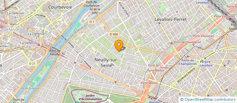 localisation de l'entreprise ASSOC ETUDE SCIENCES HUMAINES à NEUILLY-SUR-SEINE