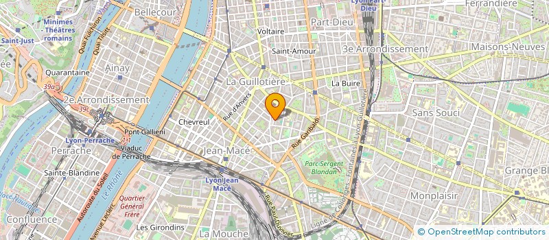 localisation de l'entreprise ASSOC ETUDES ET CHANTIERS RHONE ALPES à LYON