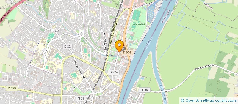 localisation de l'entreprise ASSOC ETUDIANTS INFIRMIERS DE MACON à MACON