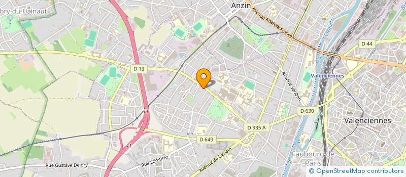 localisation de l'entreprise ASSOC ETUDIANTS INFIRMIERS DE VALENCIENNES à VALENCIENNES