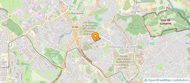localisation de l'entreprise ASSOC ETUDIANTS TRAVAILLEURS CALEDONIENS à MONTPELLIER