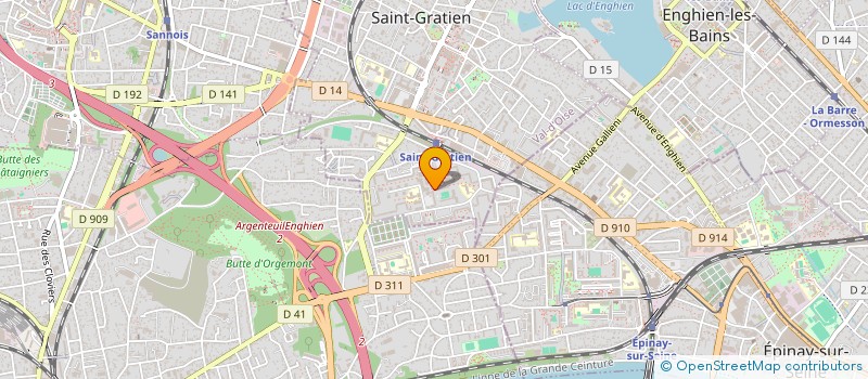 localisation de l'entreprise ASSOC. EURO ESPACE ADRIA COMMUNICATION  SAINT-GRATIEN