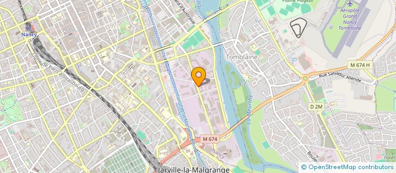 localisation de l'entreprise ASSOC EXPLOIT CENTR COMME DIRECT USINES à NANCY