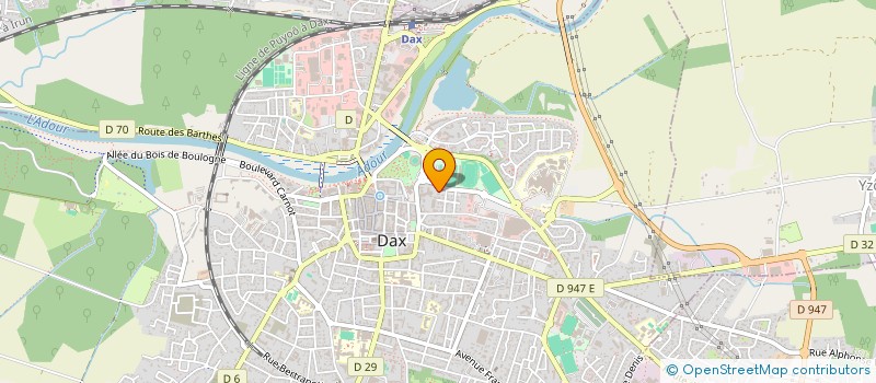 localisation de l'entreprise ASSOC EXPLOITANTS DAX 2000 à DAX