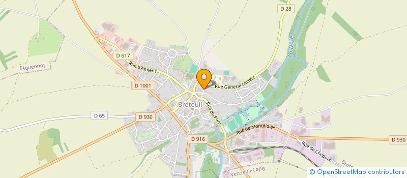 localisation de l'entreprise ASSOC FAM BRETEUIL ET ENVIRONS à BRETEUIL