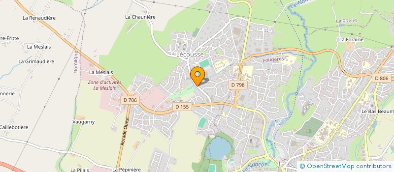 localisation de l'entreprise ASSOC FAMIL RURALE DE LECOUSSE à LECOUSSE