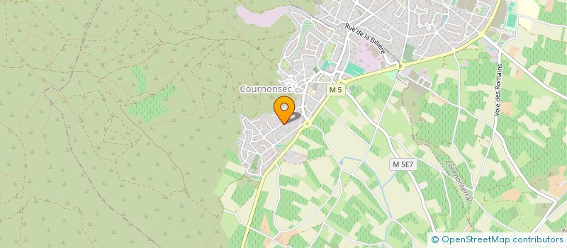 localisation de l'entreprise ASSOC.FAMILIALE AIDE AUX HANDICAPES à COURNONSEC