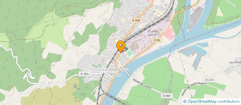 localisation de l'entreprise ASSOC FAMILIALE AIDE DOMICILE ARDECHE à LA VOULTE-SUR-RHONE