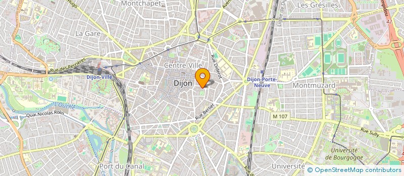 localisation de l'entreprise ASSOC.FAMILIALE CATHOLIQUE COTE D OR  DIJON