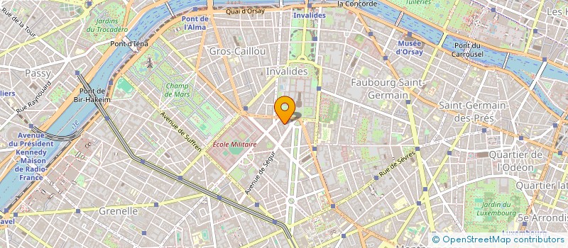 localisation de l'entreprise ASSOC FAMILIALE CATHOLIQUE DE SAINT-FRANCOIS-XAVIER  PARIS