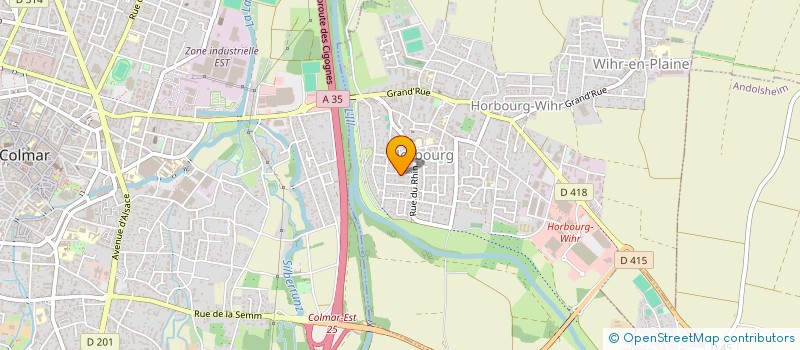 localisation de l'entreprise ASSOC FAMILIALE DE HORBOURG  HORBOURG-WIHR