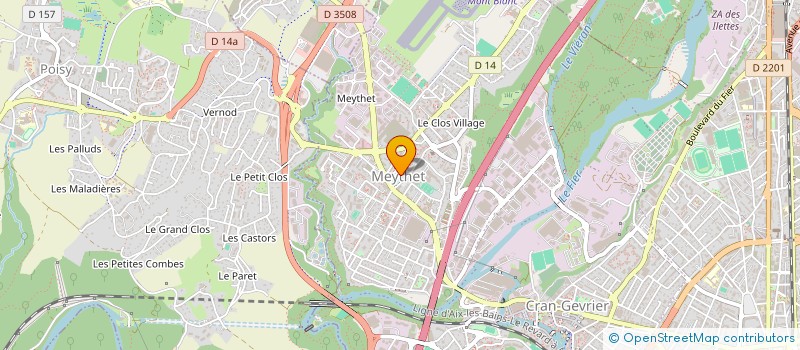 localisation de l'entreprise ASSOC FAMILIALE DE MEYTHET à ANNECY